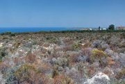 Kalathas Kreta, Kalathas: Grundstück mit herrlichem Blick auf das Meer und die Weißen Berge zu verkaufen Grundstück kaufen